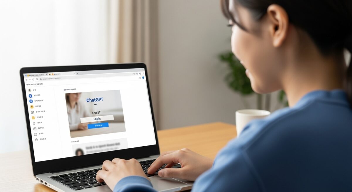 チャットgpt をログインなしで利用を始める方法