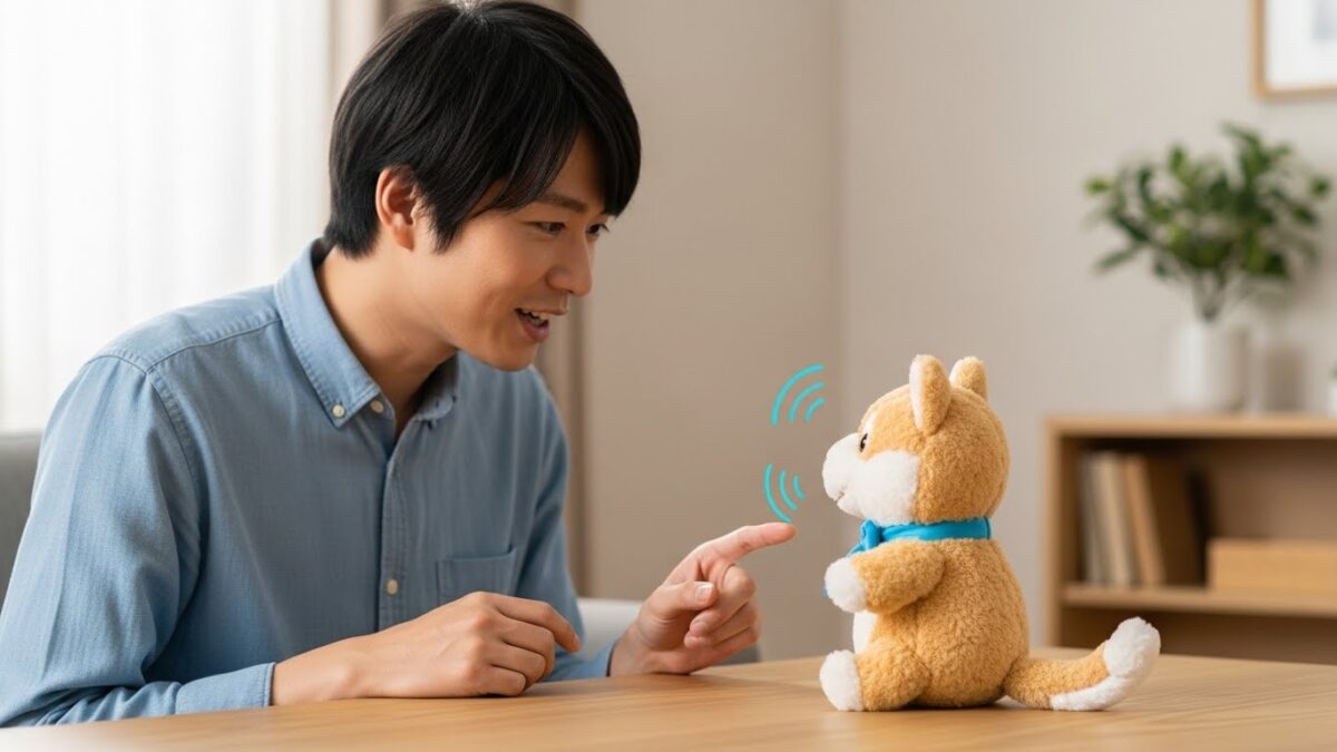 ぬいぐるみを動かすAIで実現する自律ロボット