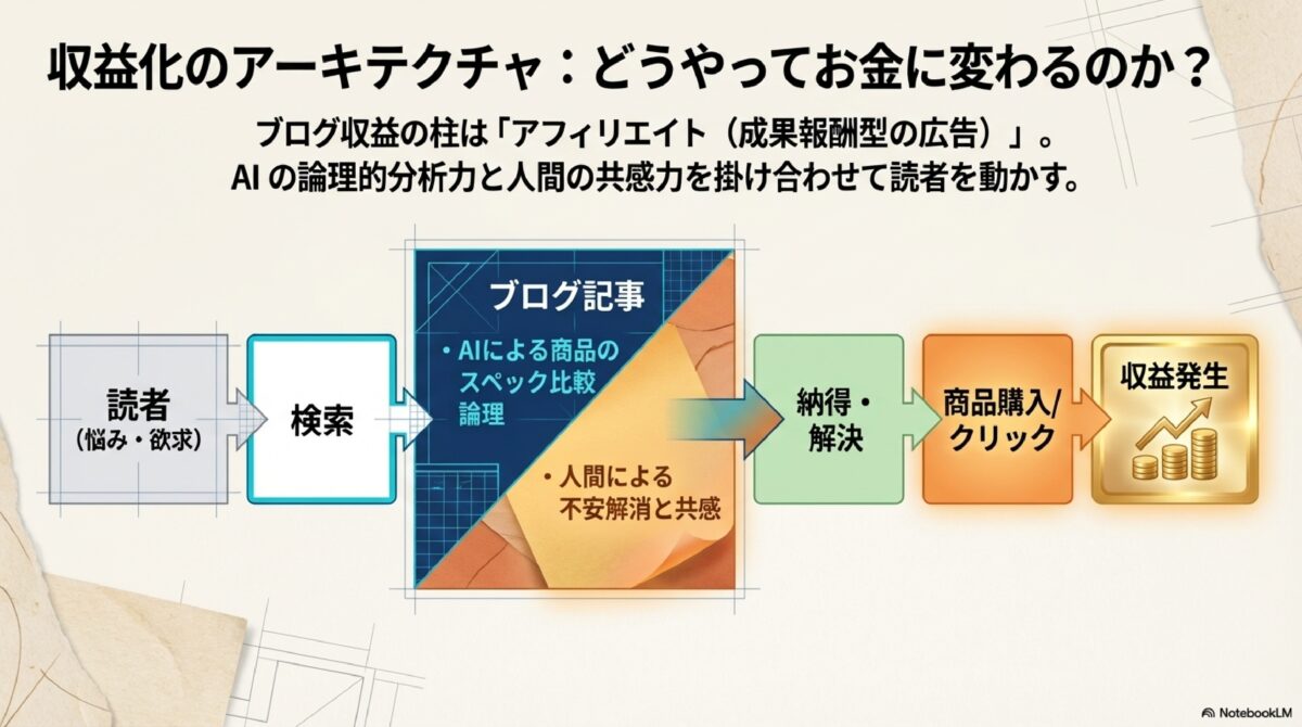 収益化のアーキテクチャ：どうやってお金に変わるのか？